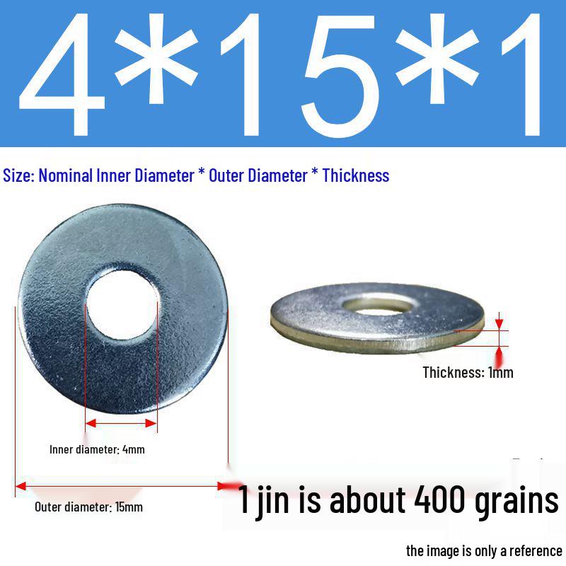 Galvanized Oversized Metal Washers M3-M60