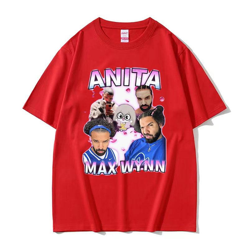 Anita Max Wynn Drake Funny Meme Graphic Tshirts Men Womens Vintage Hip Hop Style Tshirt 100 Cotton Short Sleeve T Shirt Tops