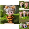 Adorable 8cm Mini Doll Cute Toy Figure Bjd Collectible Baby Figurine Gift Set