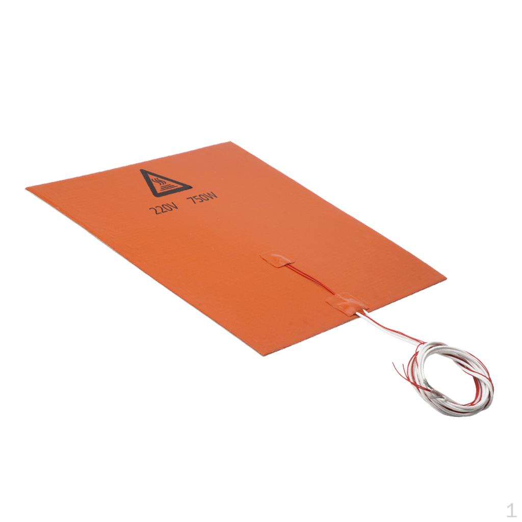 220V 200W Silicone Heat Bed 3D Printer Heating Pad