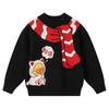 Dziewczęcy sweter z dzianiny z kreskówką B.Duck