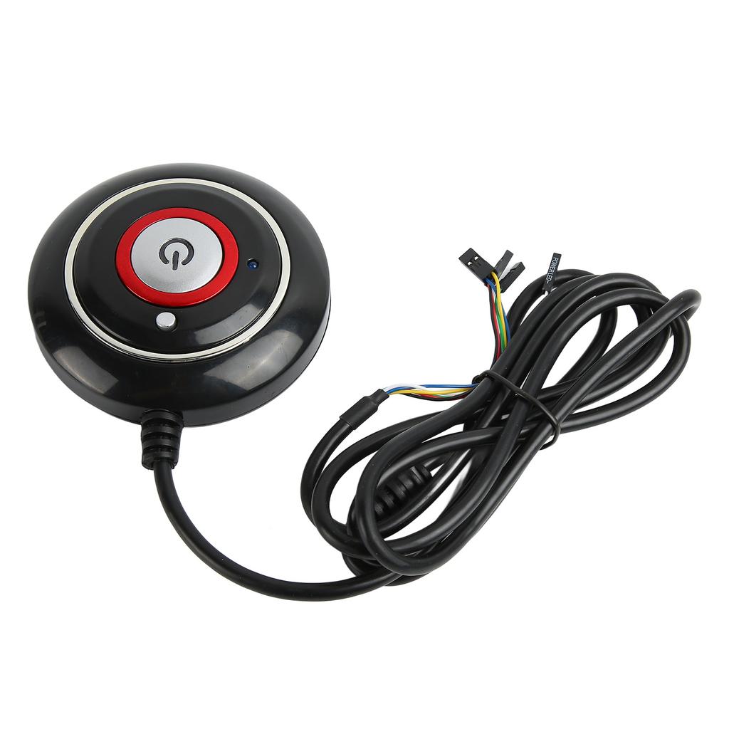 PC-Einschaltknopf Starkes ABS Leichtgewicht Einfache Installation Plug and Play PC-Netzschalter für Internetcafé