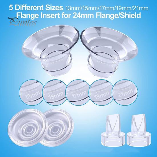 9Pcs/Set Breast Pump Caliber Converters Universal Perfect Fitting Caliber Converters for Easy And Safe Breastfeeding