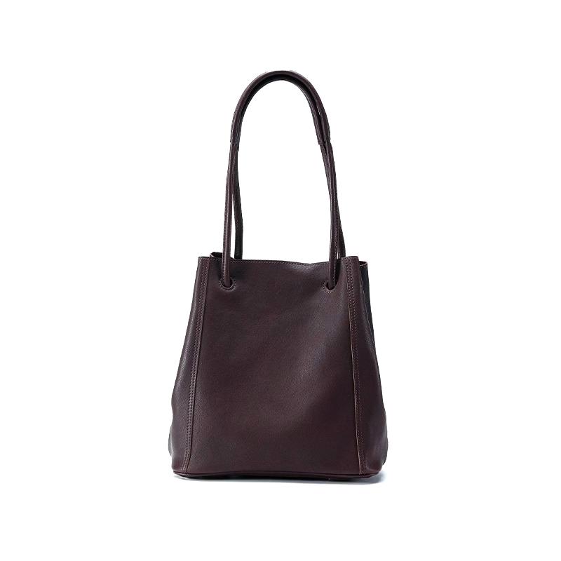Luxury 2026 New Women's Commuter Soft Leather Bucket Bag - Genuine Leather Spacious Tote & Timeless Shoulder Hobo Bag