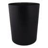 2 Pack 5 Gallon Black Plastic Wastebasket Indoor Trash Can Durable Easy Clean Ideal Office Home