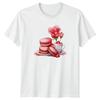 Pink Macarons Roses Floral Women?s T-Shirt Men?s Tee Graphic Top