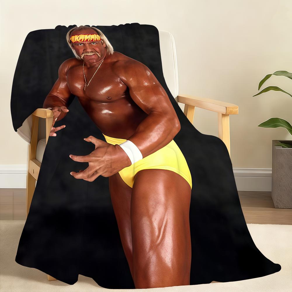 

H Hulks Hogans Плед Мягкий Плед для Дома Спальни Кровати Дивана Пикника Путешествий Офиса Покрывало Подарок 75x90cm