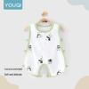 Youqi Baby Sleeveless Summer Jumpsuit - Cute, Lightweight, Side-Opening Design