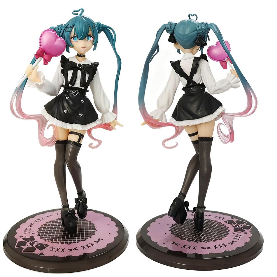 19-21cm Sexy Girl Hatsune Miku Anime Figure Fashion Subclture Miku Action Figure Christmas Gift PVC Collection Model Doll Toys