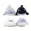 24pcs/lot 10cm Cute Ocean Animals Killer Whale Plush Toy Pendants Seal Dolls Shark Bag Ornament Keychains Gifts
