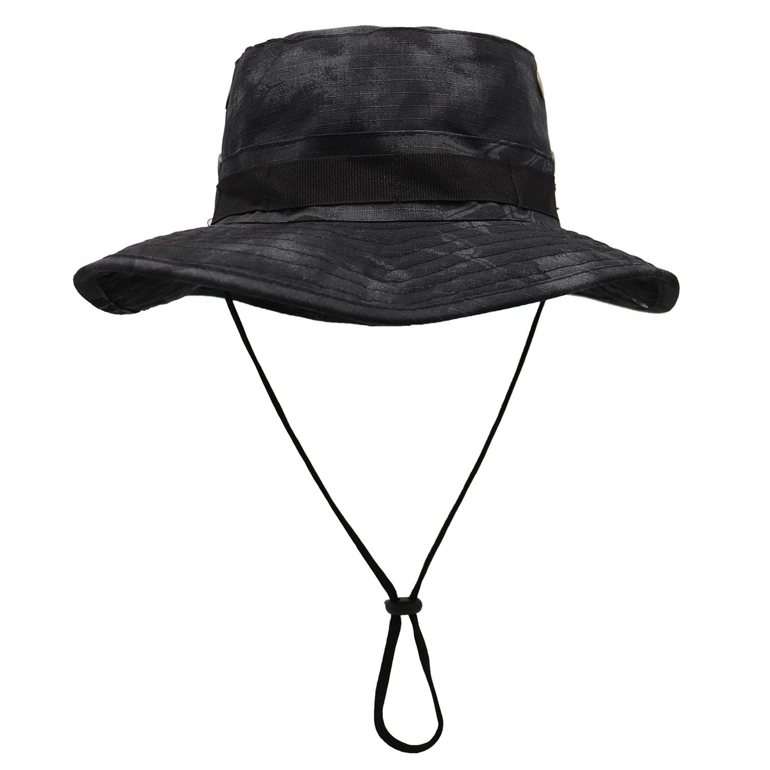 

Чоловічий бавовняний модний рибальський капелюх з пітоновим дизайном Жіночий сонцезахисний крем, що складається, для навчання пригодам, для піших прогулянок, кемпінгу, риболовлі, капелюх-відро 56-60cm adjustable