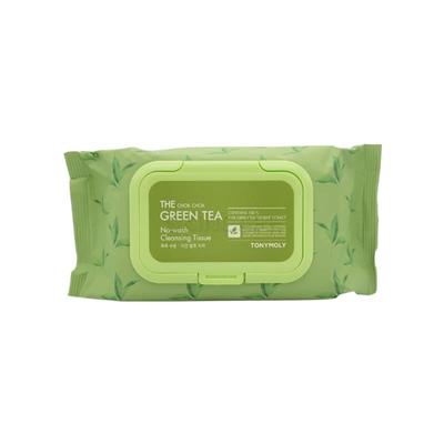 Tony Moly The Chok Chok Green Tea Μαντηλάκια Καθαρισμού Προσώπου Χωρίς Ξέβγαλμα 100 Τεμάχια