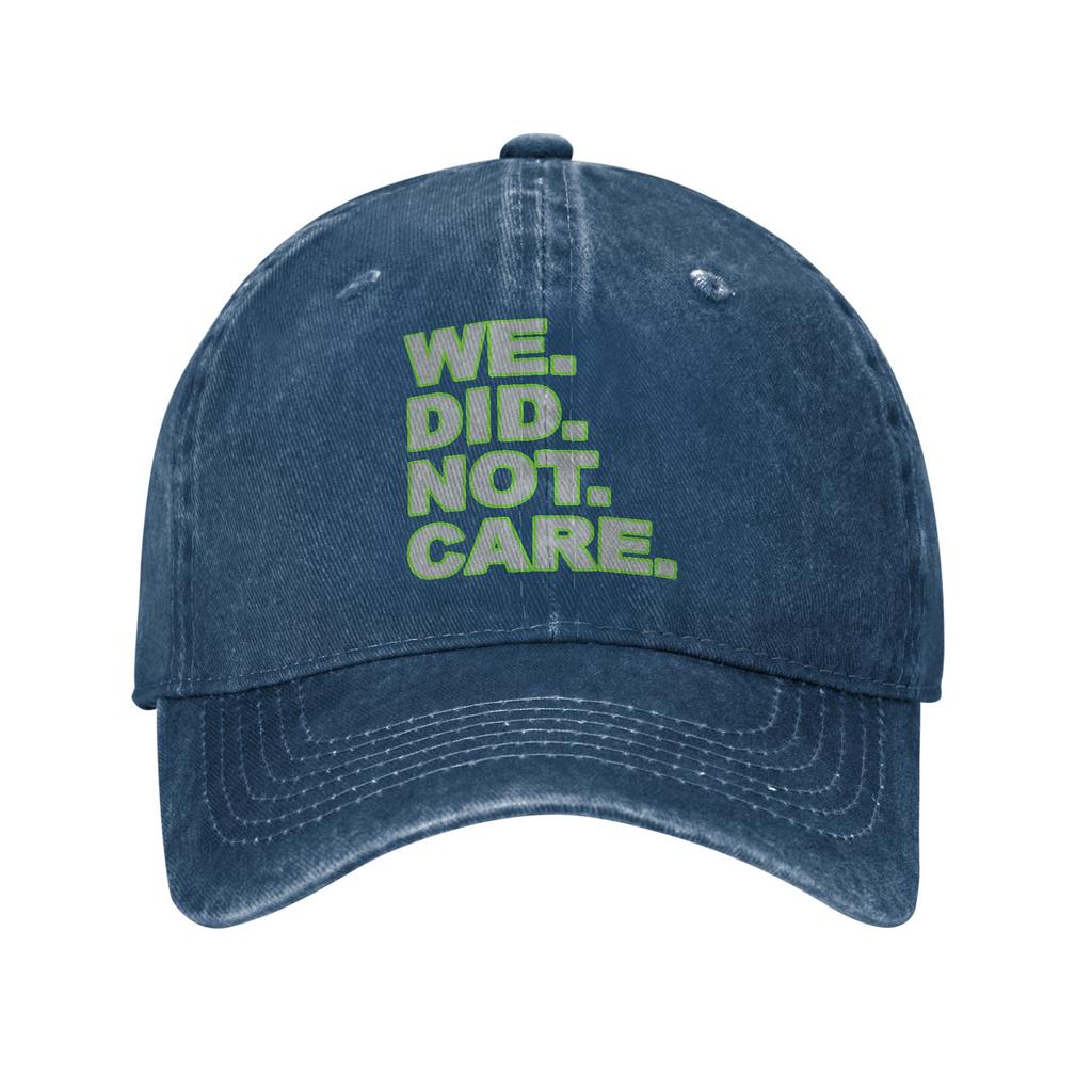 We Did Not Care Casual Baseball Cap Outdoor Sports Trucker Hat Summer Dropshipping Couple Women Street Style Baseball Caps