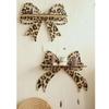 INS Leopard Bow Wall Shelf Wall Mounted Floating Storage Stand Hanging Jewelry Organizers  Office