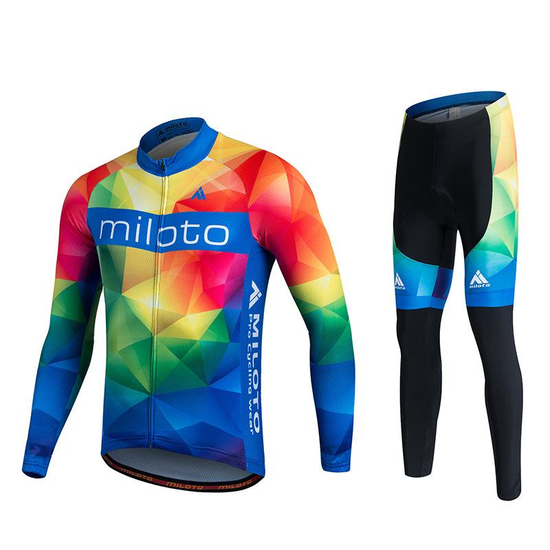 

2026 Autumn Breathable Cycling Suit, Cycling Suit Long Suit, Men s Cycling Suit. XS