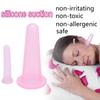 2 st Vacuum Cupping Health Care Cup Body Silikon Vakuummassage Ansikte Ryggmassager