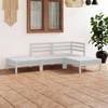 Day and Night - Day and Night Garden Furniture Set 4 Pieces Solid White Pine Wood
