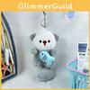 Adorable Soft Plush Otter Keychain Cute Animal Design For Kids Backpack Accessory
