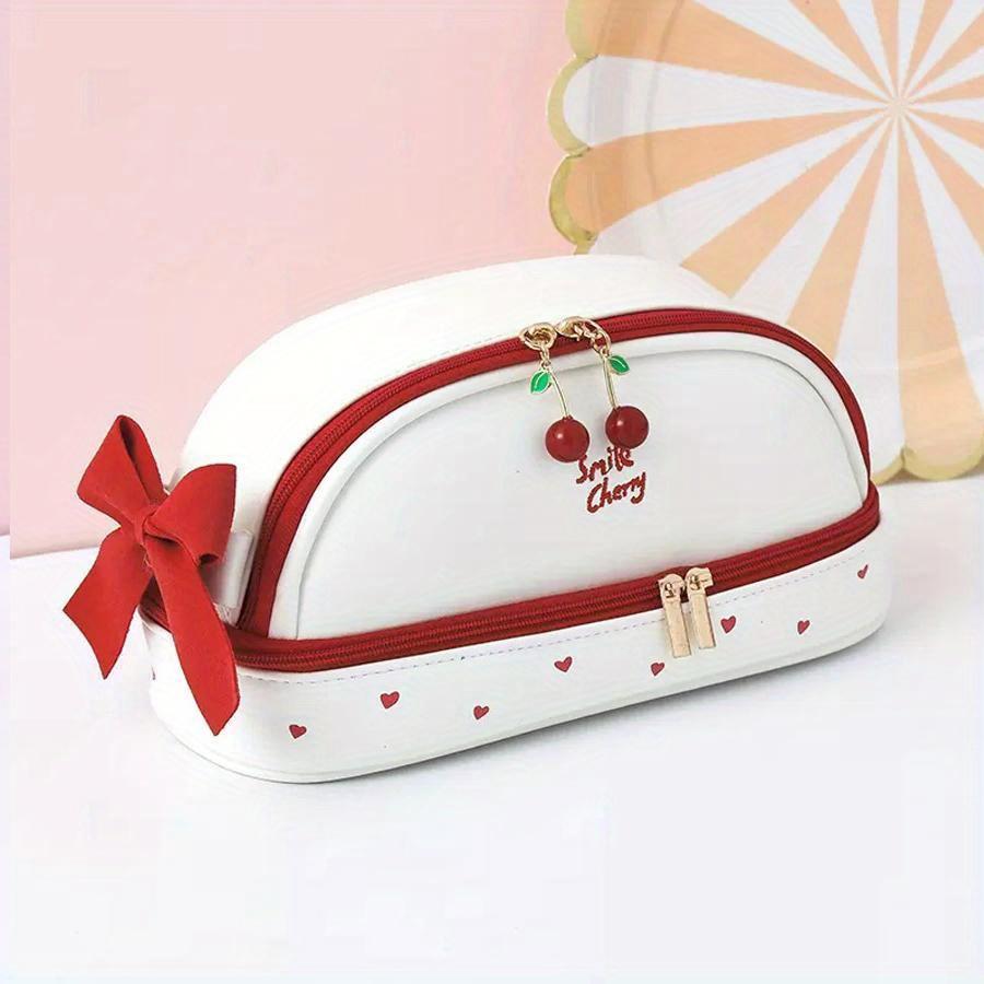 

Kawaii пенал большой емкости пенал держатель коробка офисные школьные принадлежности для детей красивые канцелярские органайзеры подарок красный