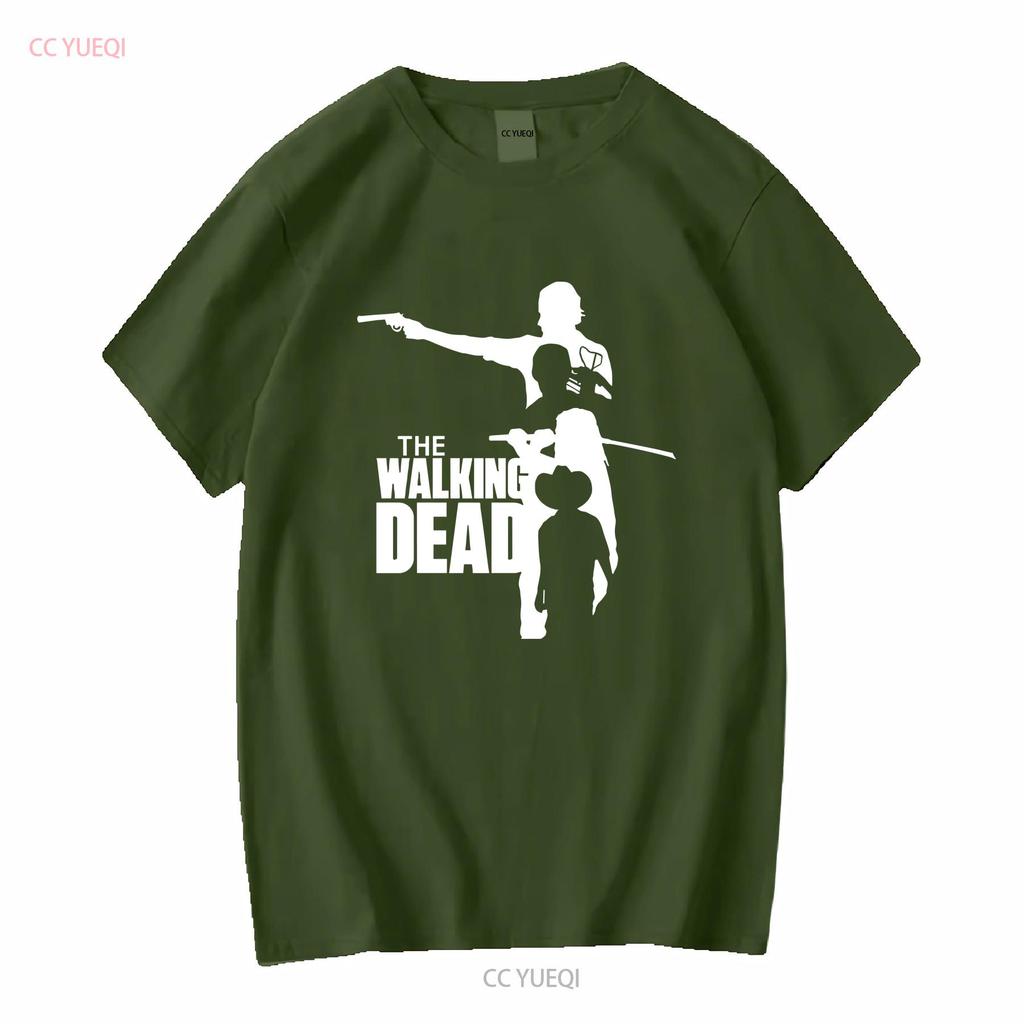 4 W D CHARACTERS MENS T SHIRT WALKING DIXON DEAD DARYL GRIMES MICHONNE S 5XL long or short sleeves vintage Washed streetwear
