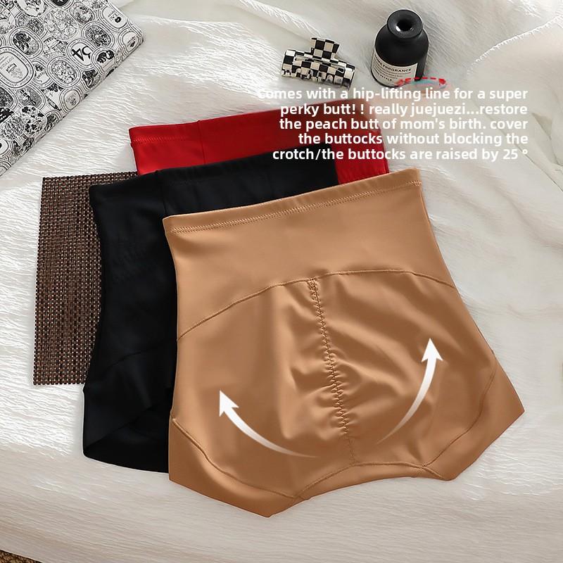 Women's Spring and Autumn Three-dimensional Belly Retraction Hip Double Layer Panties