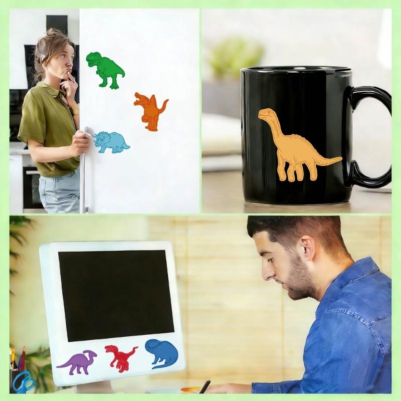 Cute Cartoon Animal Themed Design Reusing Stick Note Selves Adhesive Write Pad Removable for Journaling Office School