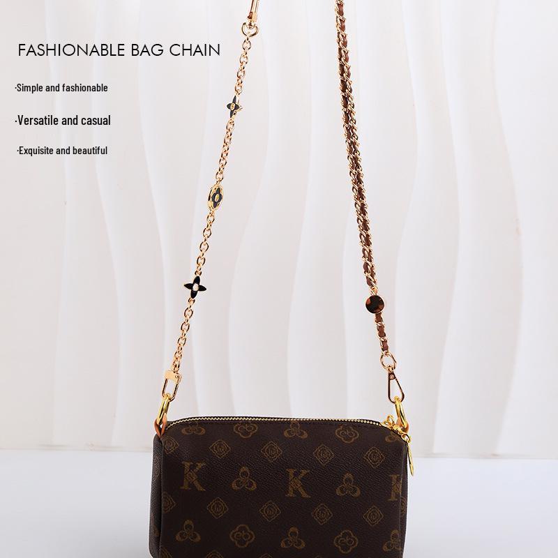 Four-Leaf Clover Luxury Decorative Bag Strap and Keychain Accessory
