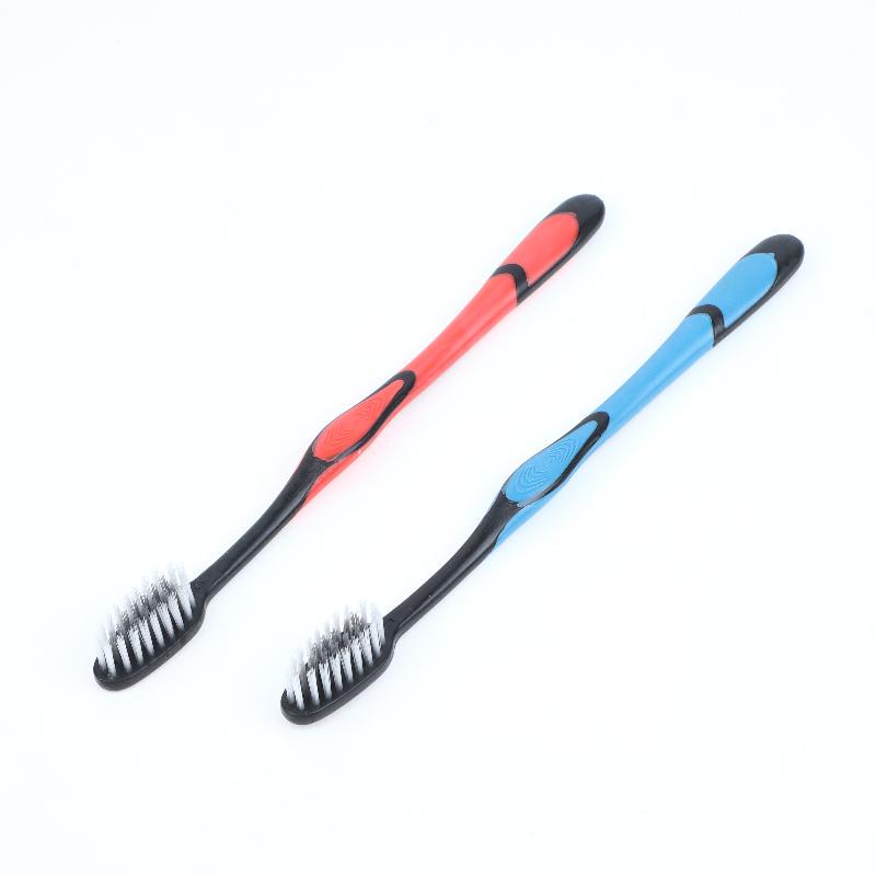 5/10Pcs Durable Small Round Head Soft Hair Toothbrush Individually Packaged For Adults Color Random