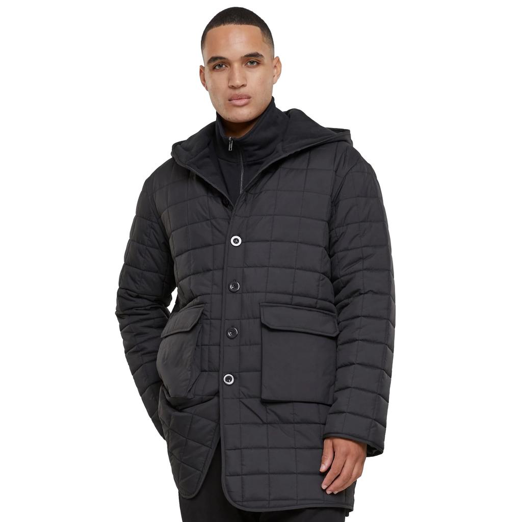 Urban Classics Mens Fleece Lined Parka