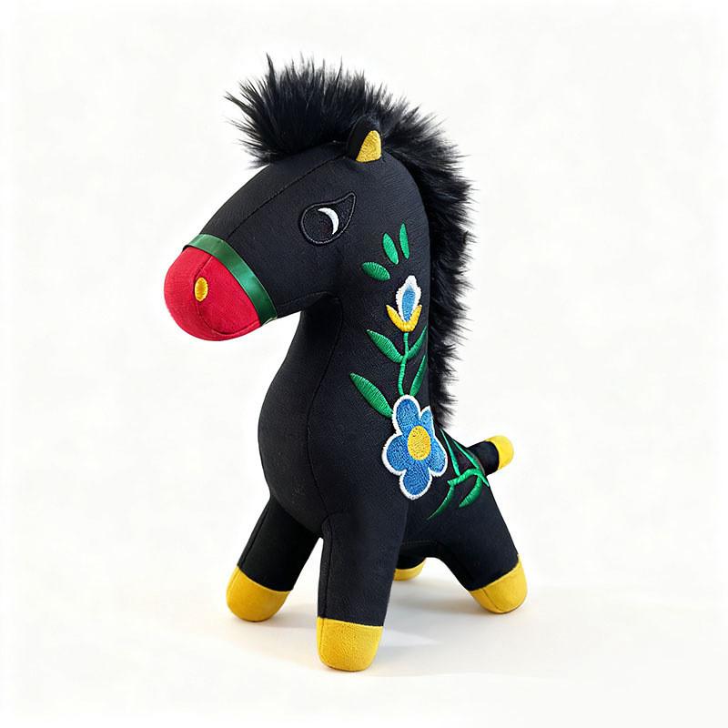 

Horse Year Lucky Animal Plush With Soft Short Pile For Office Decor And Collectors 12cm