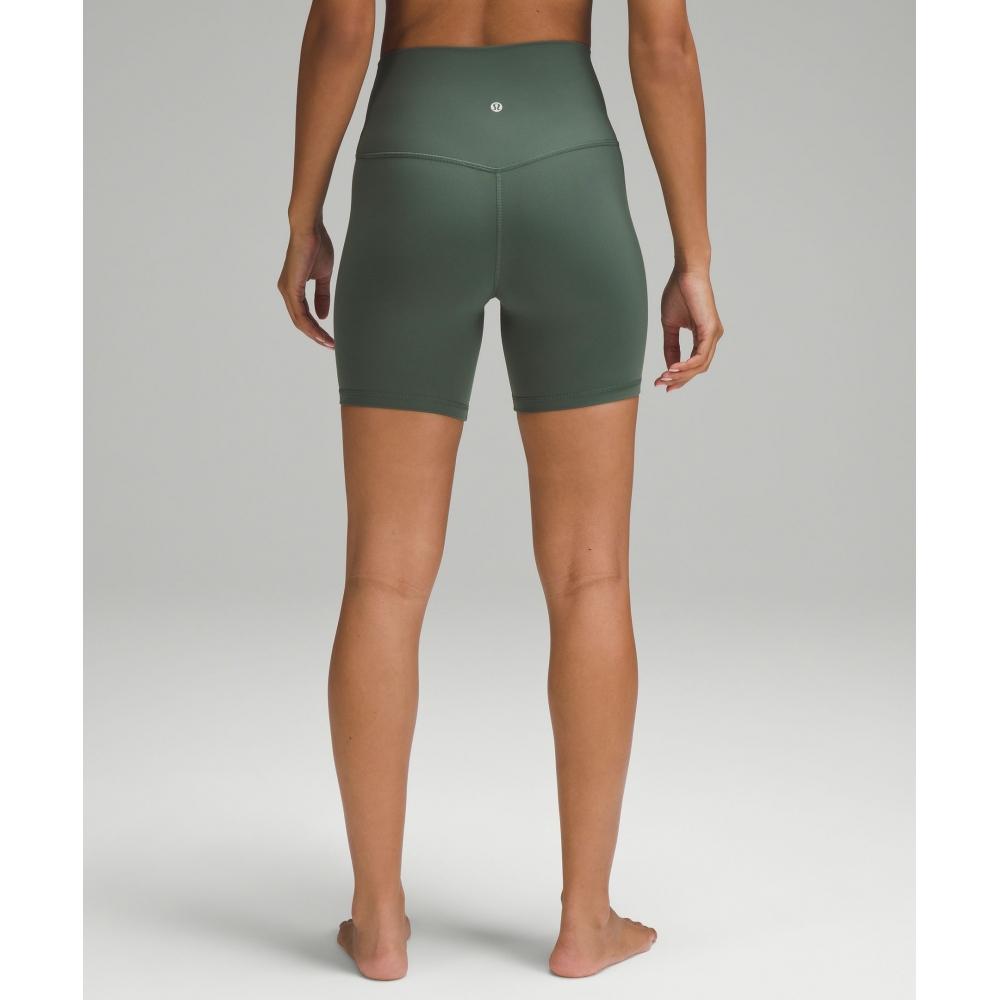 Lululemon Align  High Rise Short 6  Dark Forest