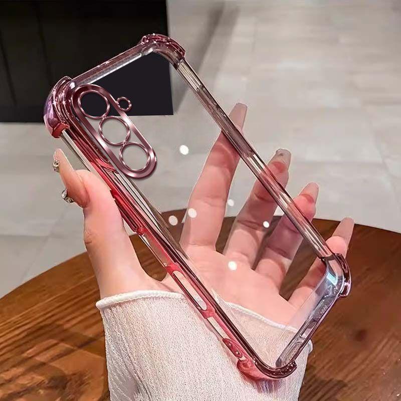For Samsung Galaxy A23 Case Galaxy A24 A25 A26 A17 M17 A27 M47 A31 A32 Cover Thickening Shookproof Plating Silicone back cover