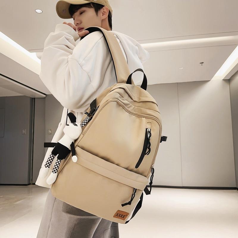 Hong Kong Style Neutral Large Capacity Daily Commuter Sports Wind Backpack Spring New Backpack large