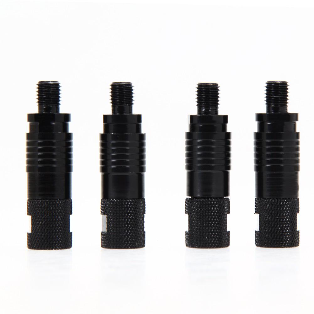 4Pcs Quick Release Connectors Aluminum Alloy Fishing Bite Alarm Adapter Fishing Rod Support Holder Connector Fishing Tools