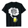 Funny Clothes Cute Lager Beer Graphic Just One More Beer I Promise T-shirts Streetwear Unisex Clothing Tops Camiseta Hombre