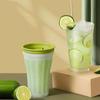 Simple Creative Smoothie Cup Pinch Cup Homemade Crushed Ice Slush Squeeze Cups Diy Cold Beverage Quick-Frozen Shakes Cup