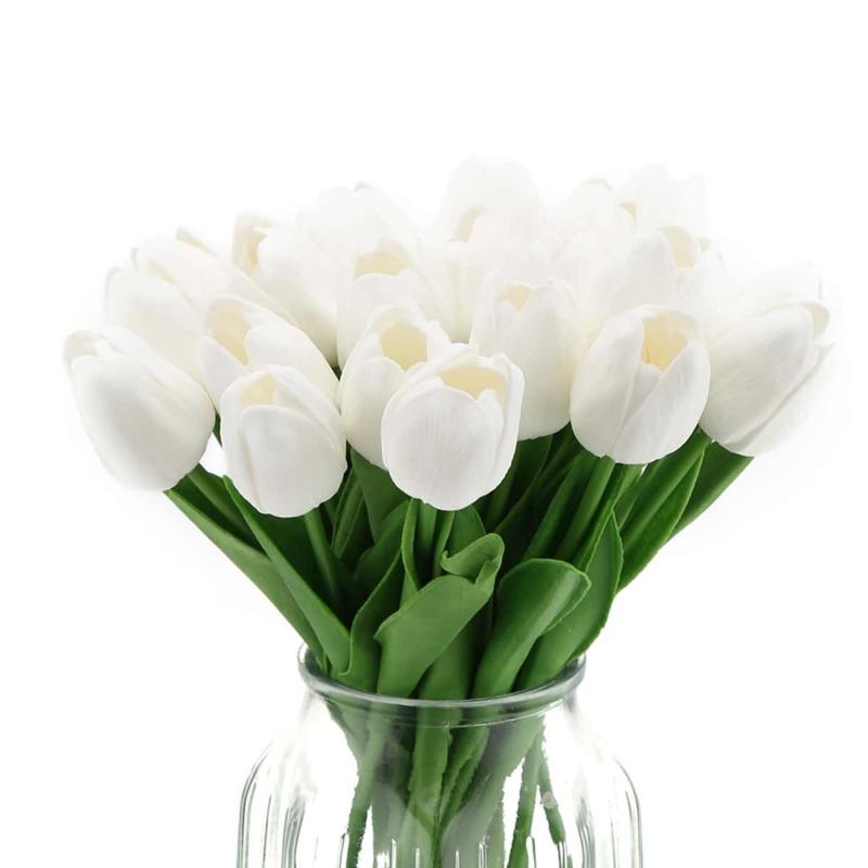 Künstliche Tulpen Blumen Echt-Touch Tulpen für Dekoration Fake Tulpen Blumengestecke Künstliche Faux Tulpen Dekor für Tisch Wohnkultur
