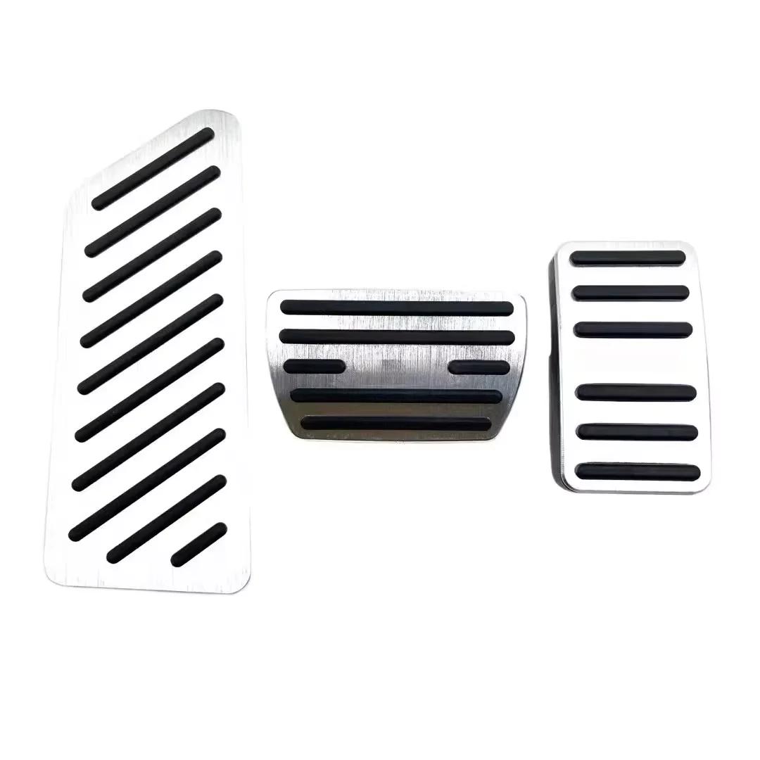 

Педали для автомобиля Honda CRV CR-V 2017~2024 Накладки из нержавеющей стали Топливный тормоз Нескользящие Без сверления Легкосплавные крышки Детали Аксессуары