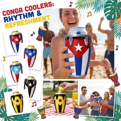 Conga Can Sleeve Portable Beverage Container Protector For Party Use