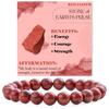 Regali Festivi Bracciale con Perle di Apatite Blu Pietra Naturale Gioielli alla Moda Rilassanti Per Uomo e Donna Accessorio Semplice Versatile per l'Uso Quotidiano