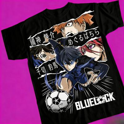 Summer Sale Kunigami Rin Itoshi Barou Shouei Meguru Bachira Shirt All Size Blue Lock TShirt Mens Short Sleeve