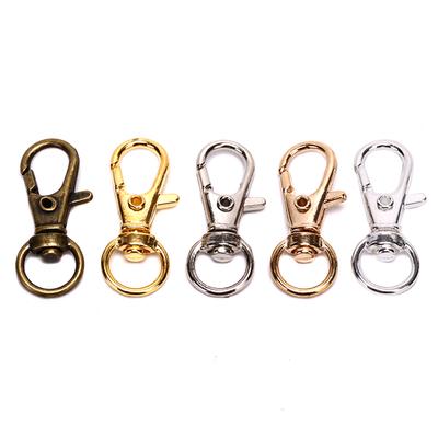 10Pc Swivel Clips Snap Lobster Clasp Hook Key Ring Hooks Diy Jewelry Findings