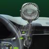 Re-Energizable Dashboard Fan 360° Rotation Type-C Car Fan Non-Brushed Engine for Desktop, Kitchen