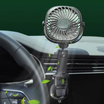 Re-Energizable Dashboard Fan 360° Rotation Type-C Car Fan Non-Brushed Engine for Desktop, Kitchen