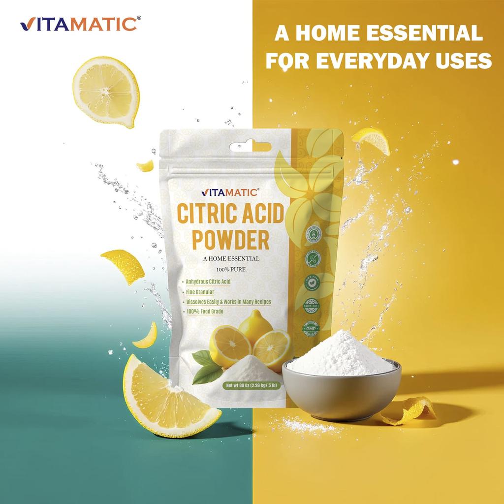 Vitamatic, Citrus Acid Powder, , 2.26kg(80oz)
