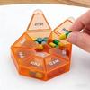 7 Days Pill Storage Box Mini Travel Portable Medicines Dispenser Box Multifunction Plastic Sealer Box Pill Bottle Pill Case
