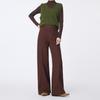 Commuter style high waist wide leg jeans women's autumn loose casual straight-leg pants versatile trousers Zhengzhou women's trousers