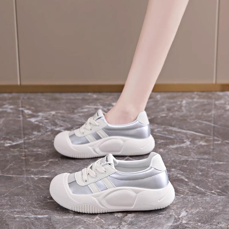 Women's shoes step on shit feeling sports and leisure shoes 2025 new summer versatile not tired feet thick-soled soft-soled pregnant women's moral t