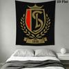 STD Liège logo Wall Hanging Printed Fabric Blanket Decorative Tapestries for Bedroom Living Room Home Decor