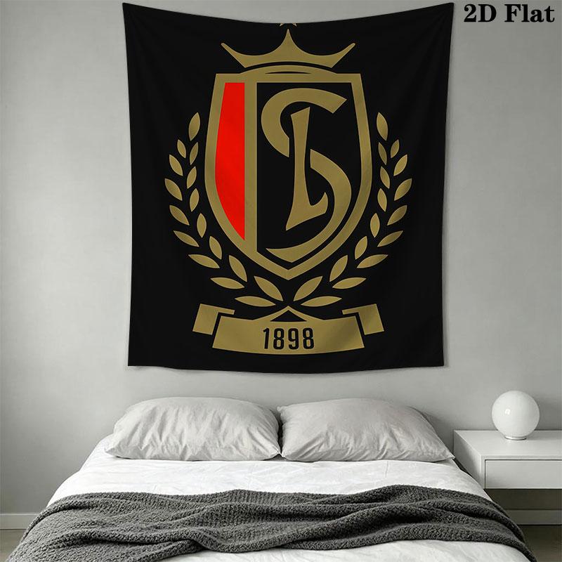 STD Liège logo Wall Hanging Printed Fabric Blanket Decorative Tapestries for Bedroom Living Room Home Decor